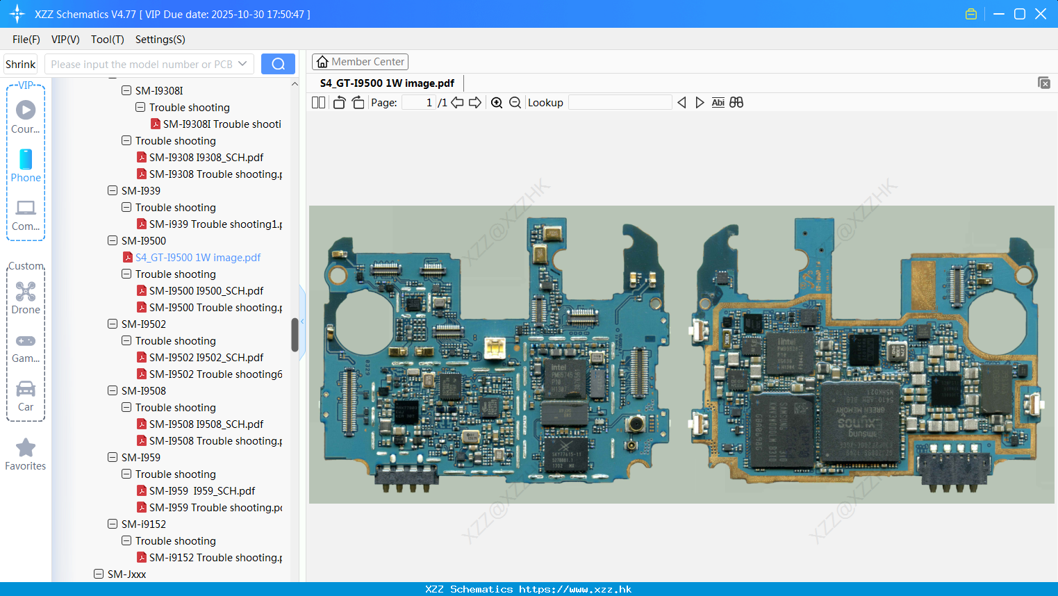 Samsung S4_GT-I9500 1W Image